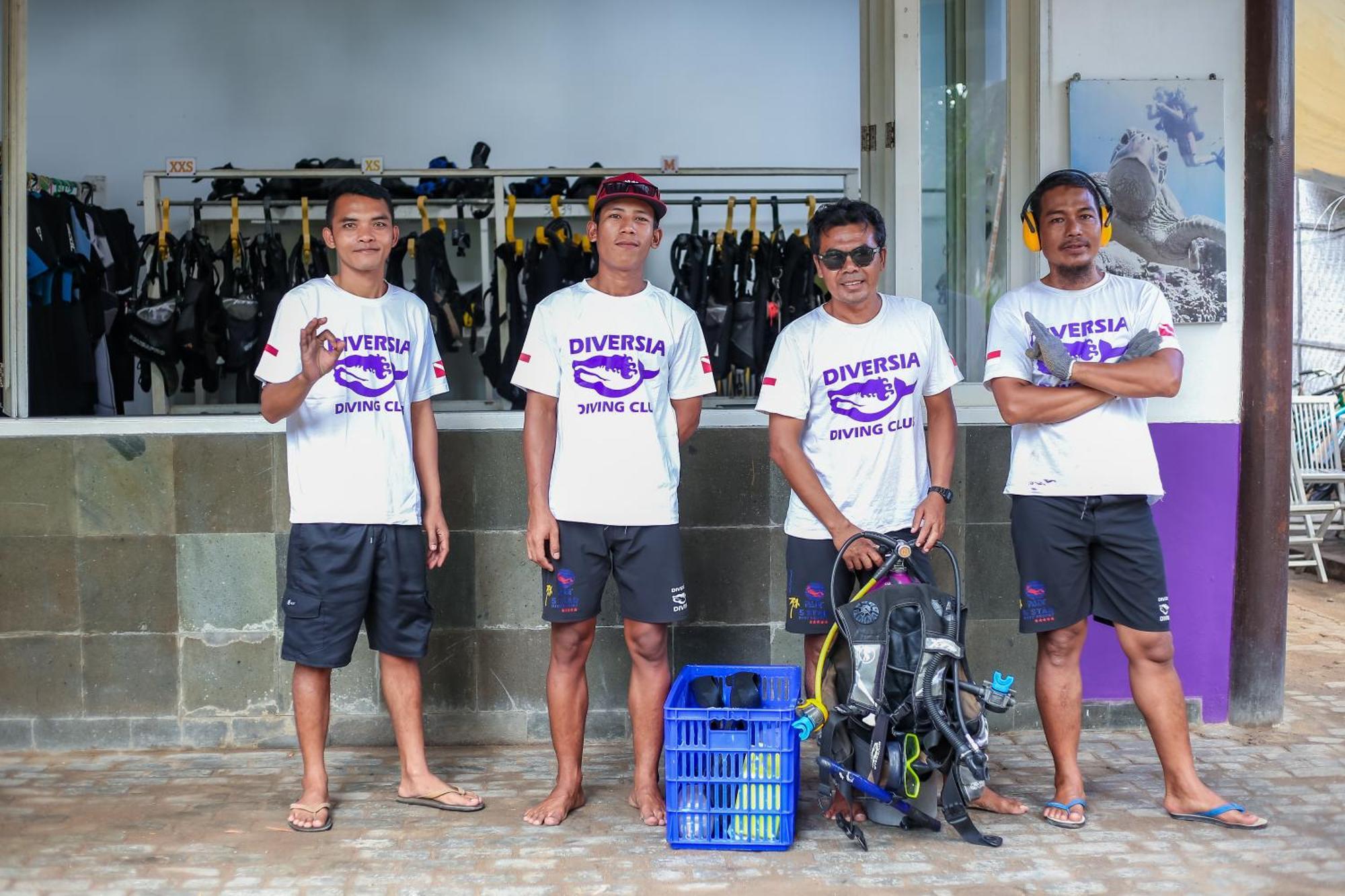 Diversia Diving Club & Bungalows Gili Trawangan Luaran gambar