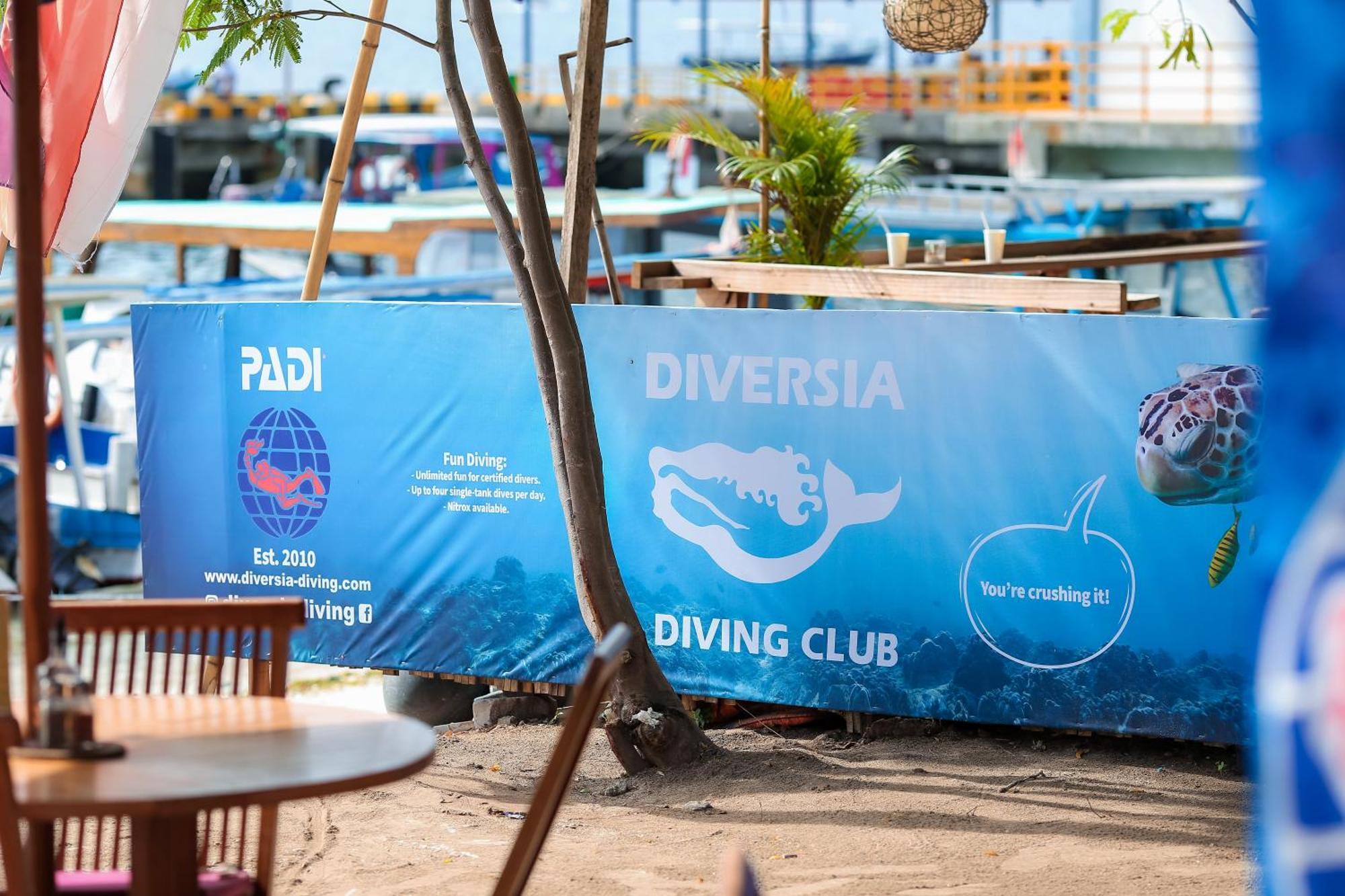 Diversia Diving Club & Bungalows Gili Trawangan Luaran gambar